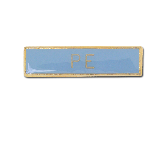 PE Small Bar Badge