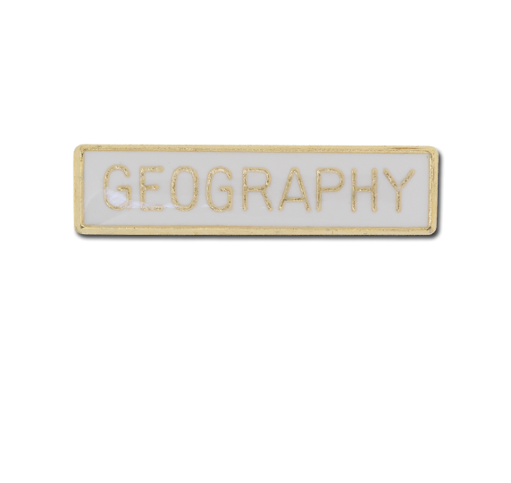 Geography Small Bar Badge