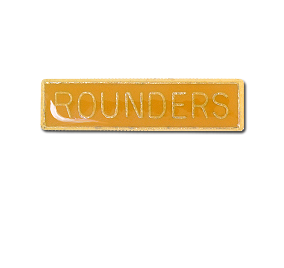 Rounders Small Bar Badge