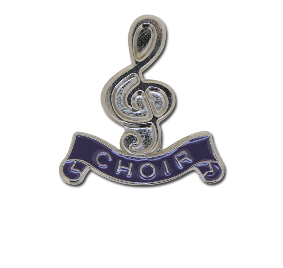 Choir - Silver Clef Badge