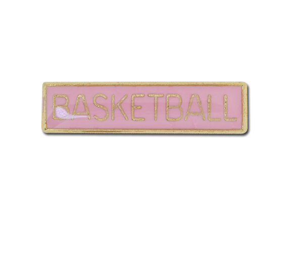 Basketball Small Bar Badge