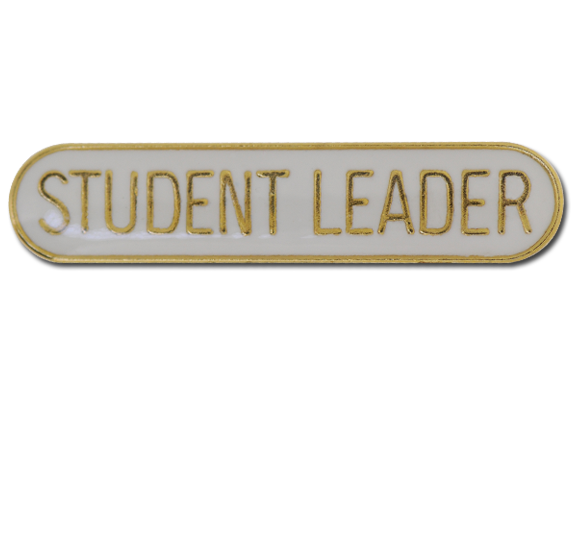 Student Leader Rounded Edge Bar Badge