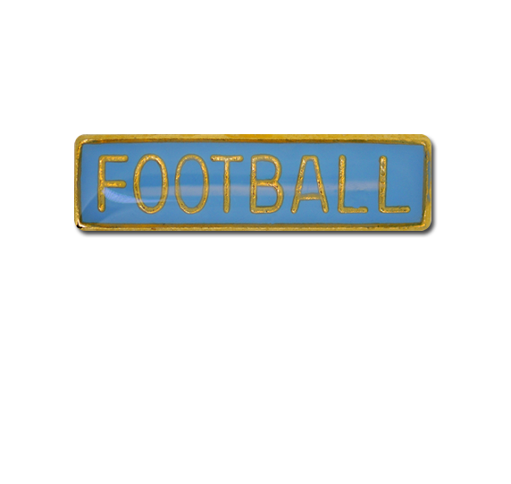 Football Small Bar Badge