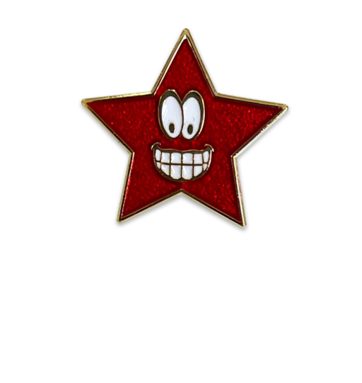 Smiley Star Badge