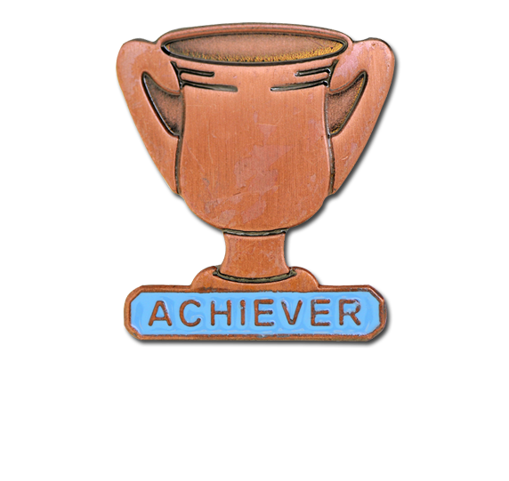 Achiever Trophies - Bronze Trophy Badge