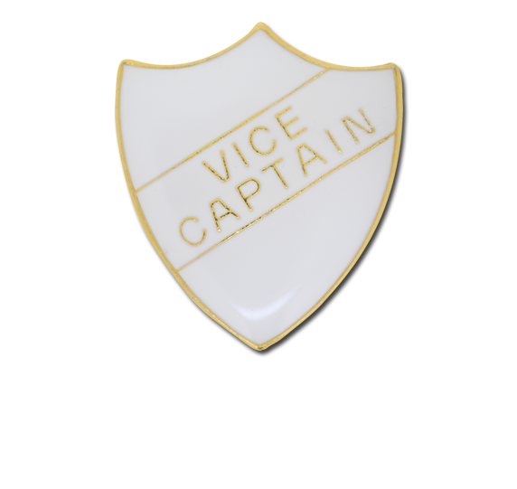 Vice Captain Enamelled Shield Badge