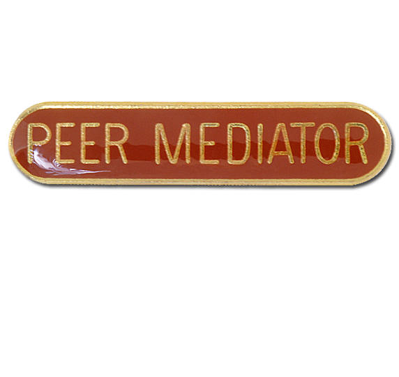 Peer Mediator Rounded Edge Bar Badge