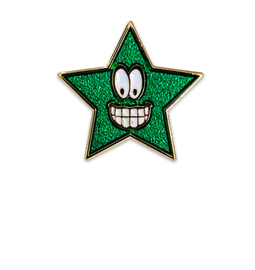 Smiley Star Badge