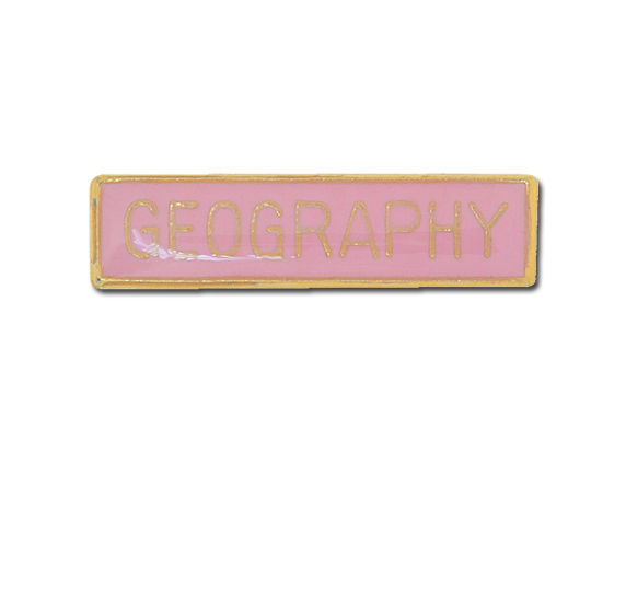 Geography Small Bar Badge