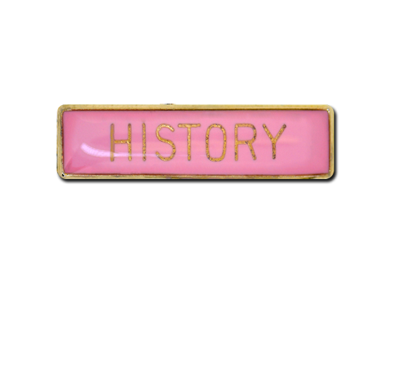 History Small Bar Badge