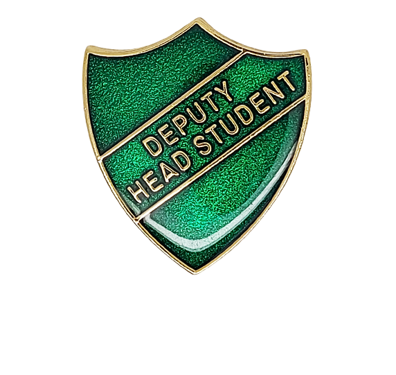 Deputy Head Student Enamelled Shield Badge