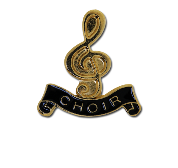 Choir -  Gold Clef Badge