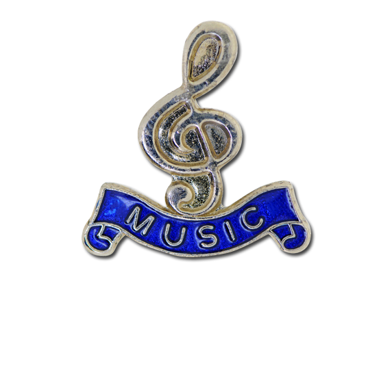 Music - Silver Clef Badge