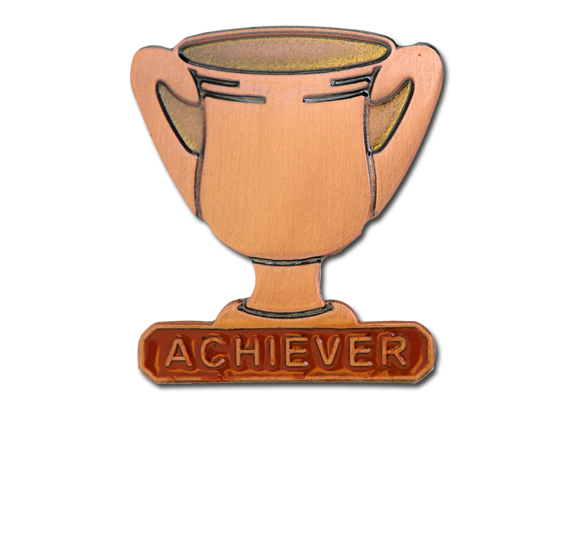 Achiever Trophies - Bronze Trophy Badge