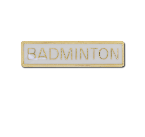 Badminton Small Bar Badge