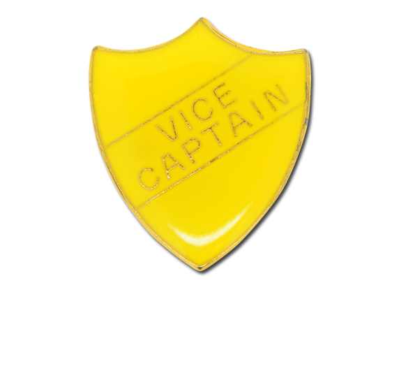 Vice Captain Enamelled Shield Badge