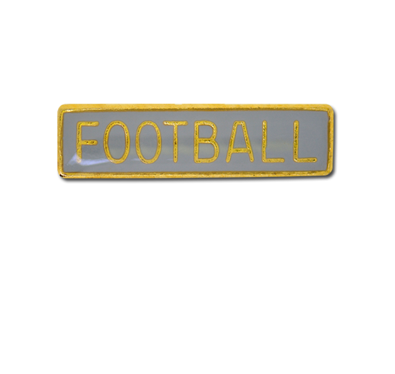 Football Small Bar Badge