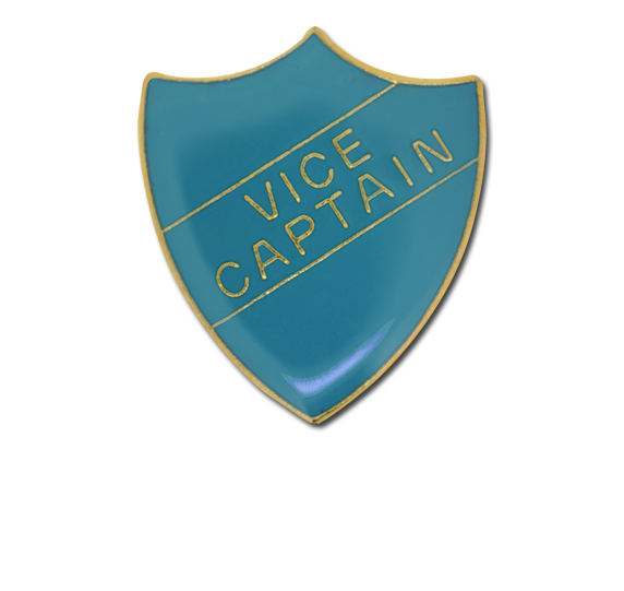 Vice Captain Enamelled Shield Badge