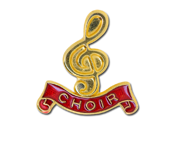 Choir -  Gold Clef Badge