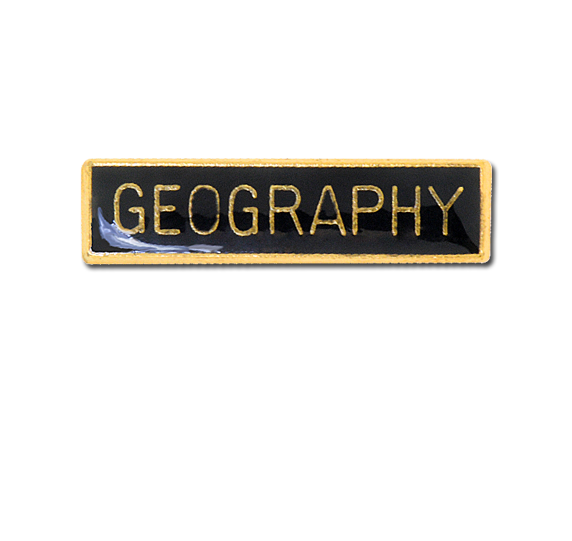 Geography Small Bar Badge