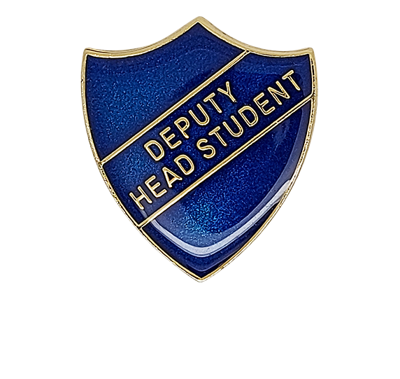 Deputy Head Student Enamelled Shield Badge