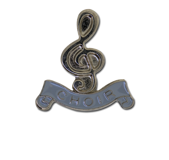 Choir - Silver Clef Badge