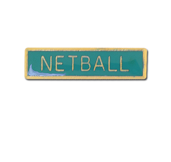 Netball Small Bar Badge