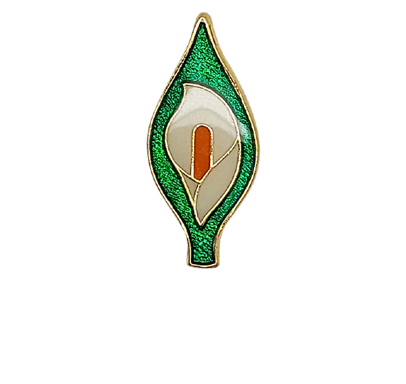 Easter Lilly Pin Badge
