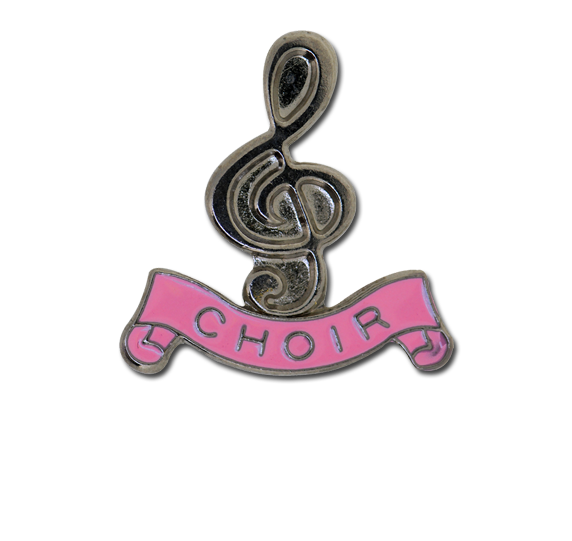 Choir - Silver Clef Badge