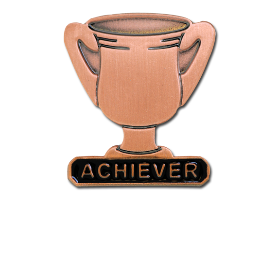 Achiever Trophies - Bronze Trophy Badge