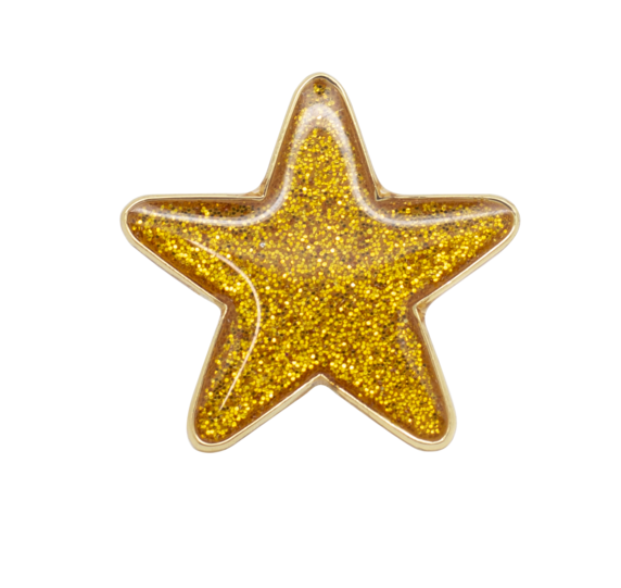 Glitter Star Star Badge