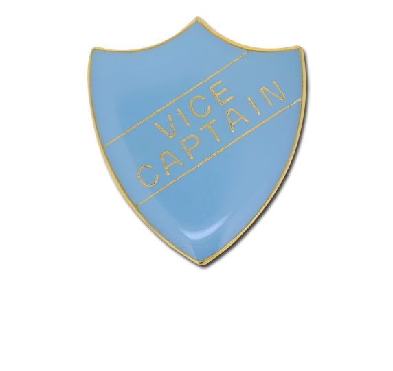 Vice Captain Enamelled Shield Badge