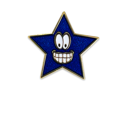 Smiley Star Badge