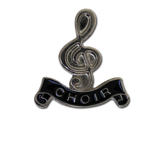 Choir - Silver Clef Badge