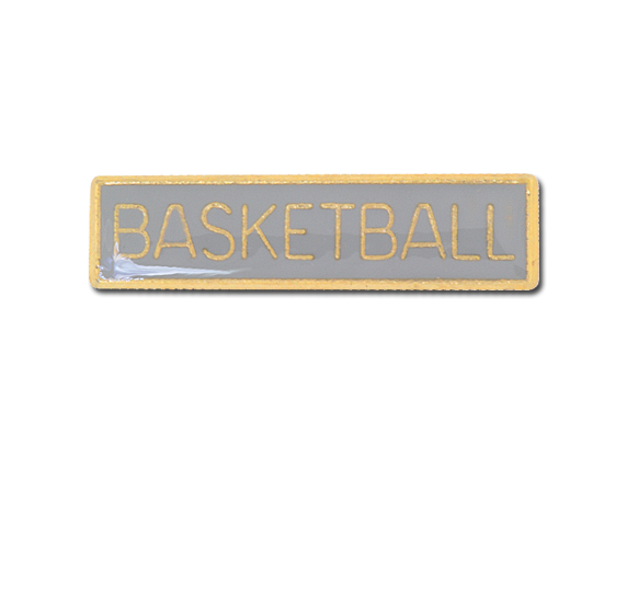 Basketball Small Bar Badge