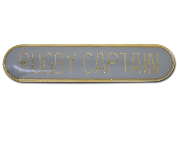 Rugby Captain Rounded Edge Bar Badge