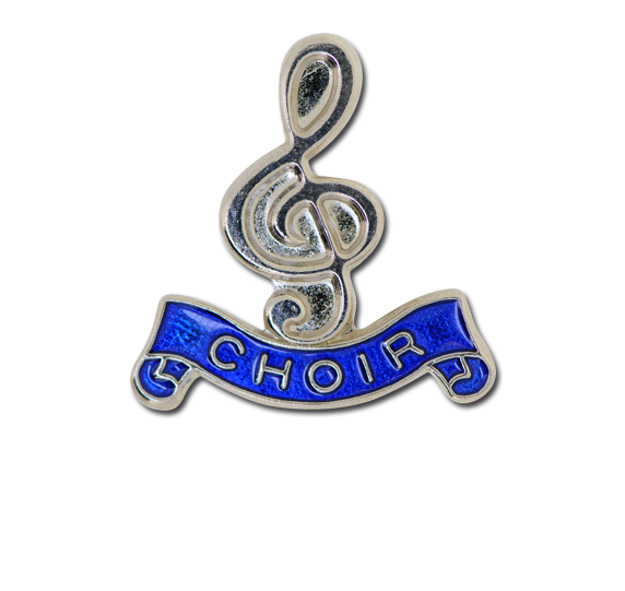 Choir - Silver Clef Badge