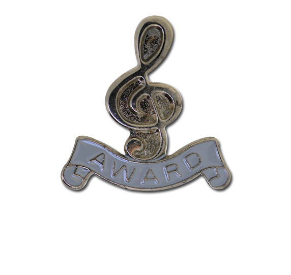 Award - Silver Clef Badge