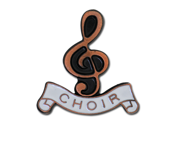 Choir - Bronze Clef Badge