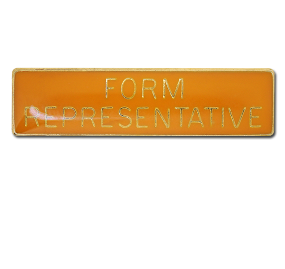 Form Representative Squared Edge Bar Badge