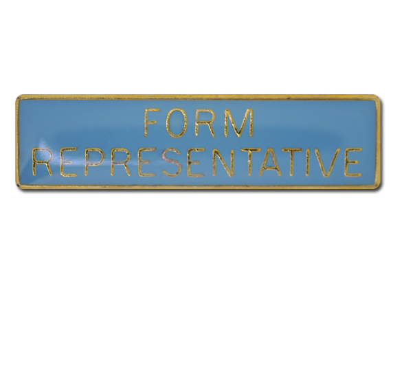 Form Representative Squared Edge Bar Badge