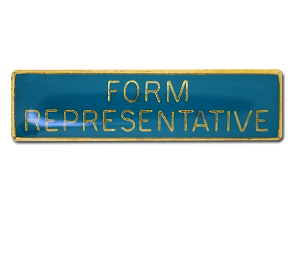 Form Representative Squared Edge Bar Badge