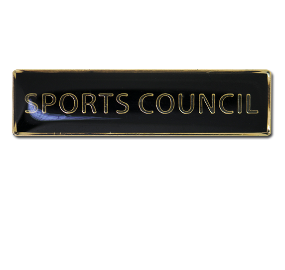 Sports Council Squared Edge Bar Badge