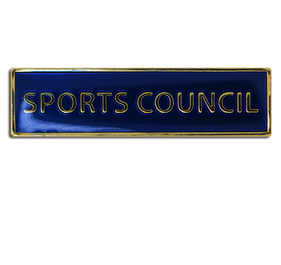 Sports Council Squared Edge Bar Badge