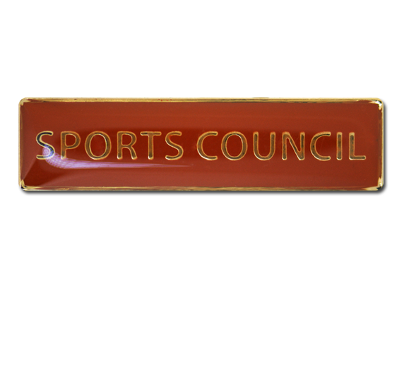 Sports Council Squared Edge Bar Badge