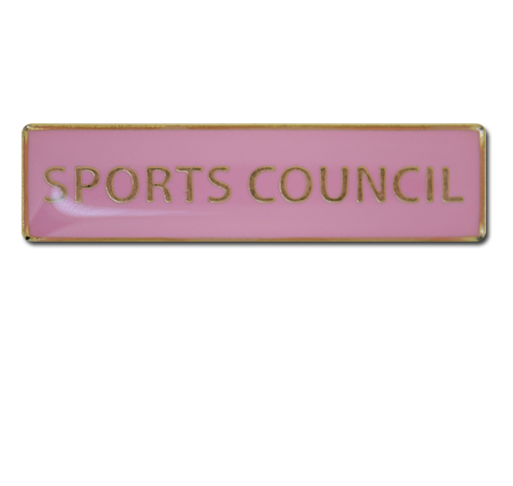 Sports Council Squared Edge Bar Badge