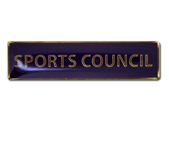 Sports Council Squared Edge Bar Badge