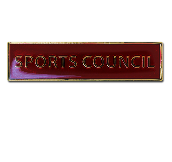 Sports Council Squared Edge Bar Badge