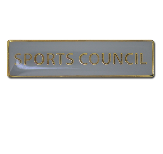 Sports Council Squared Edge Bar Badge