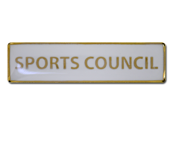 Sports Council Squared Edge Bar Badge